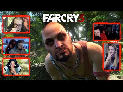 Реакция Летсплейщиков на Безумие Вааса | Far Cry 3