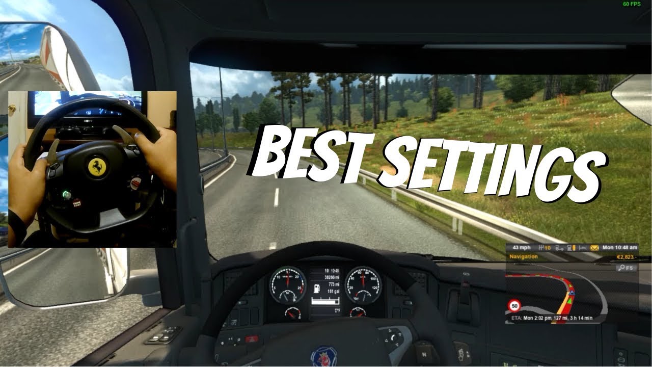 Best Settings For Thrustmaster 458 Italia Wheel Euro Truck Simulator 2 Wwheelcam