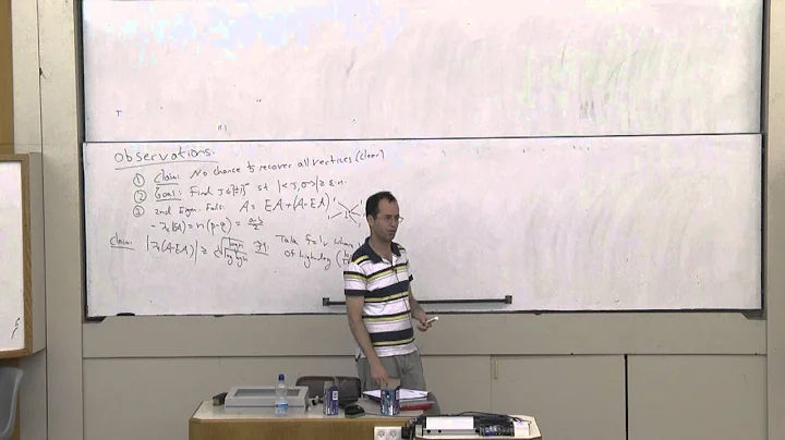 Elchanan Mossel at Technion - Mathematics Lecture 2
