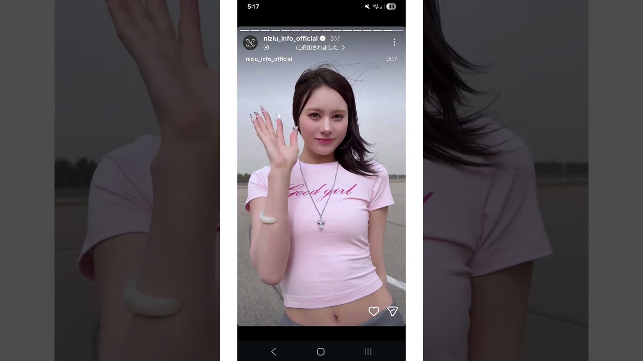 【NiziU】⁡⁡NiziUのアカウントストーリー！⁡⁡ #shorts