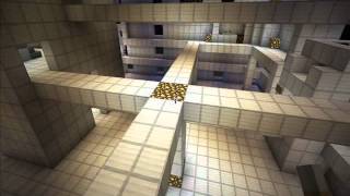 Minecraft  - Creative Mode Glass Sculpture Building - Tour Part 1