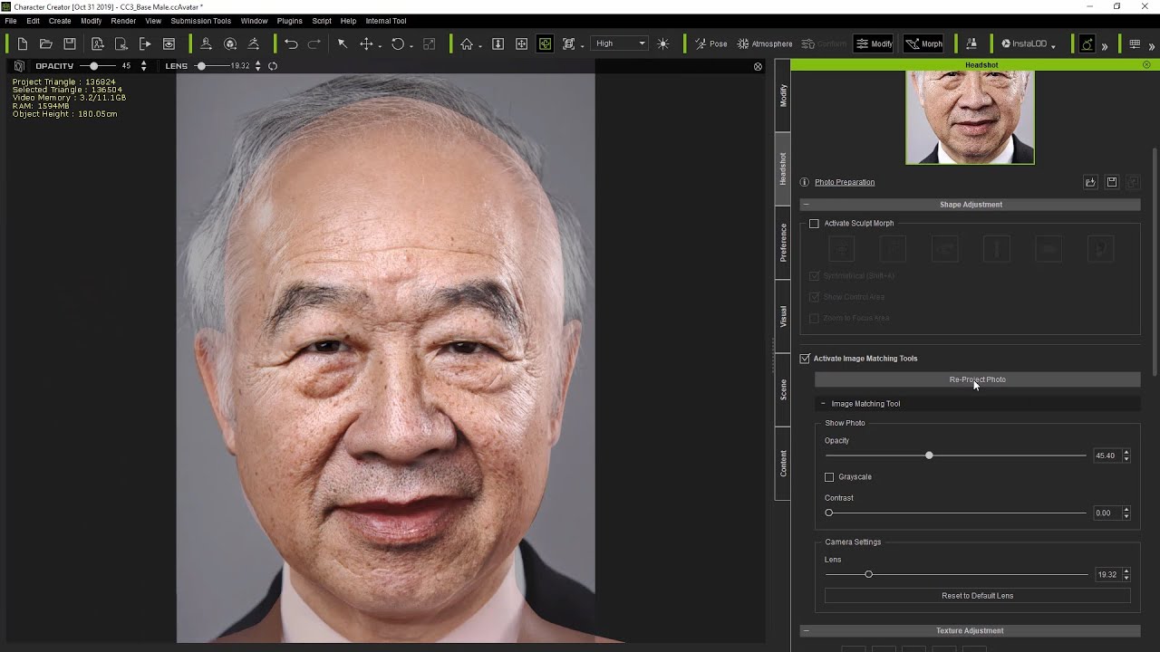 画像から3D頭部モデルを生成するAIベースの3Dヘッドジェネレーター 