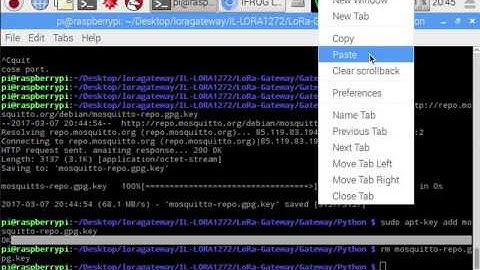 【iFrogLab.com】 RPi ifroglab lora usb, part14, LoRa MQTT setup