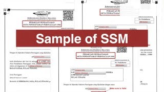 Sample of SSM for Enterprise Sample of SSM for Enterprise