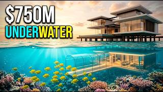 Inside a $750M Underwater Mansion in the Maldives — Billionaire Glass Palace (4K) #LuxuryMansion