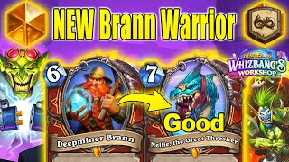 NEW Buffed Deepminer Brann Nellie Infinite Fun Value At Whizbang's Workshop | Hearthstone