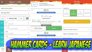 How To Use Hammer Cards - Learn Japanese Android APPS screenshot 1
