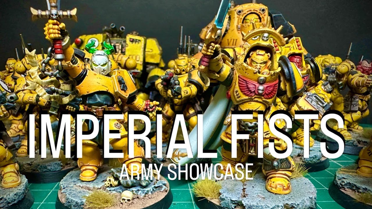 Taking A Look At My Other Project... Imperial Fists Army Showcase