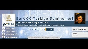 EuroCC Türkiye Seminerleri V - Nedir bu süperbilgisayarlar ve TRUBA sistemlerine kayıt - iş koşturma