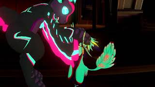 Giant Plush Avali Accidentally Crushes Smol Avali