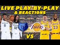 Grizzlies vs Lakers Live Play-by-Play & Reactions π