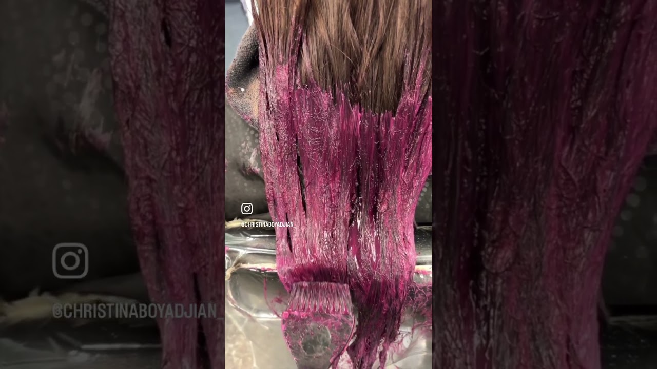 Plum &ldquo;Deviant&rdquo; hair by me🌸@pulpriothair