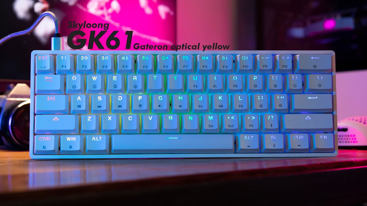 gateron yellow optical switch gk61