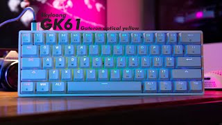 El mejor teclado mecánico ÓPTICO de 60$$ | Revisado Skyloong GK61 Gateron Optical Yellow screenshot 4