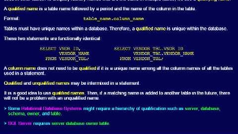 SQL 105 JOIN Qualify Column Names or Can I designate the source table?