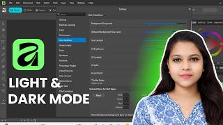 How to Switch Between Light &amp; Dark Mode in Affinity || Affinity Tutorial