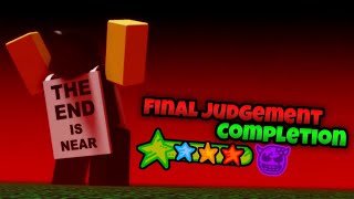 3-Star Final Judgement / Doomsday Muffin Completion | Roblox The Battle Bricks