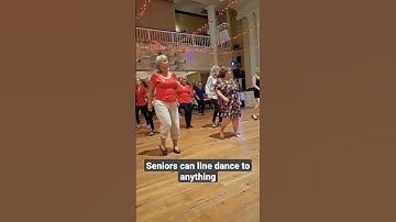 Thumbnail of Seniors Line Dance to any song! #shorts