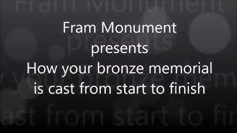 Fram Monument - Bronze Memorial