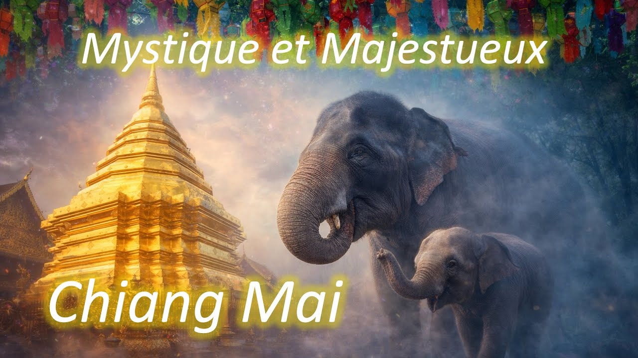 Éléphants heureux à Chiang Mai, Thailande 🇹🇭 | Sanctuaire éthique & temples incontournables