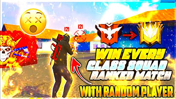 How To Win Every CS Rank Match With Random Player |Clash Squad Rank Tips And Tricks|Garena Free Fire