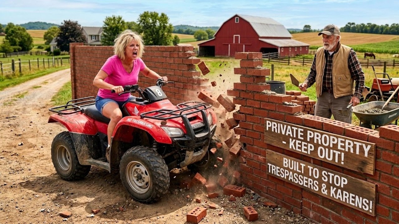 HOA Karen LOSES IT When I Build a Wall Across Her ATV ‘Shortcut’ Through My Property