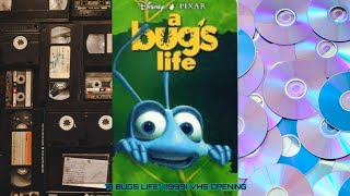 Opening To A Bugs Life 1999 Vhs