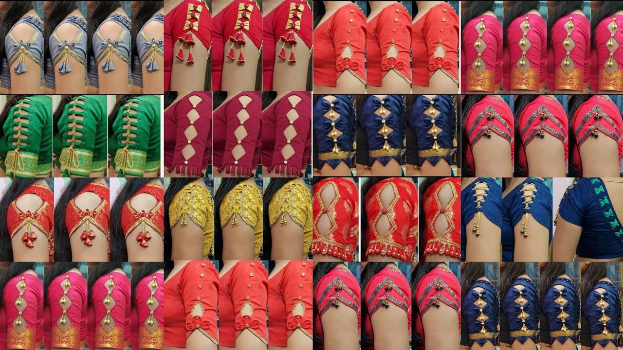 Creative and pretty sleeve designs/blouses ki baju ki desig/astin ki