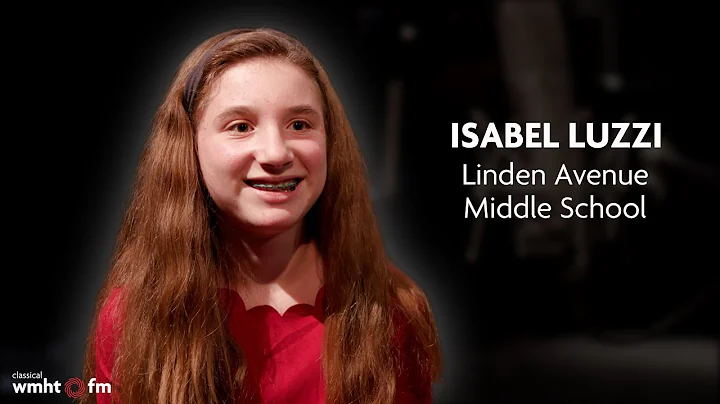 Interview with Isabel Luzzi | WMHT-FM Classical Student Musician of the Month