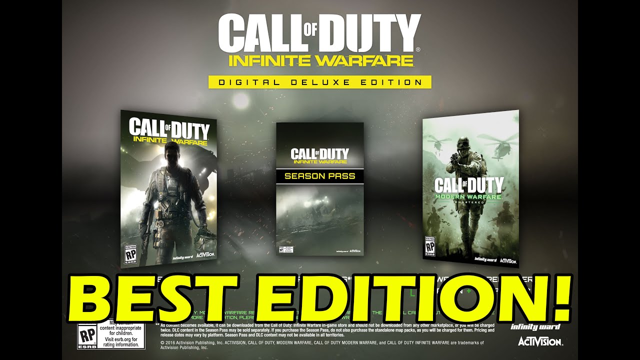 COD Infinite Warfare ALL Game Editions & ALL Known Pre Order Bonuses! (BEST EDITION TO GET)