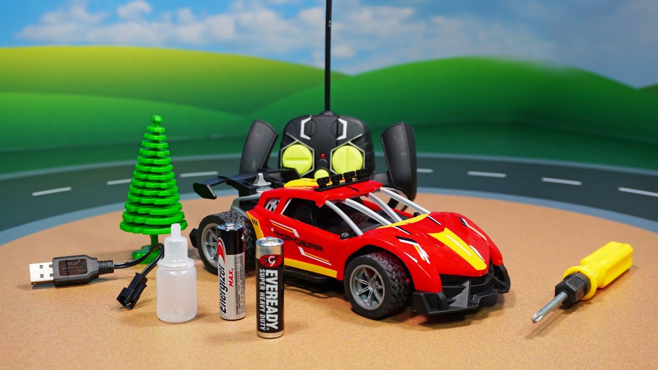 Racing Toy Car Unboxing | Super Red and Yellow Racing Car | TB0066 ...