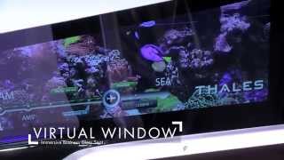 Immersive business class seat : one window for each seat!