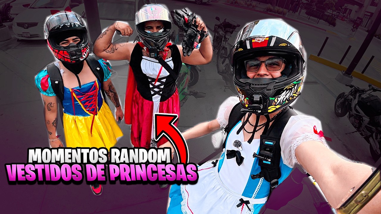 PRINCESAS BIKERS EN STREAM👸😱 MOTOVLOG / OBSERVACIONES DIARIAS. 🛵