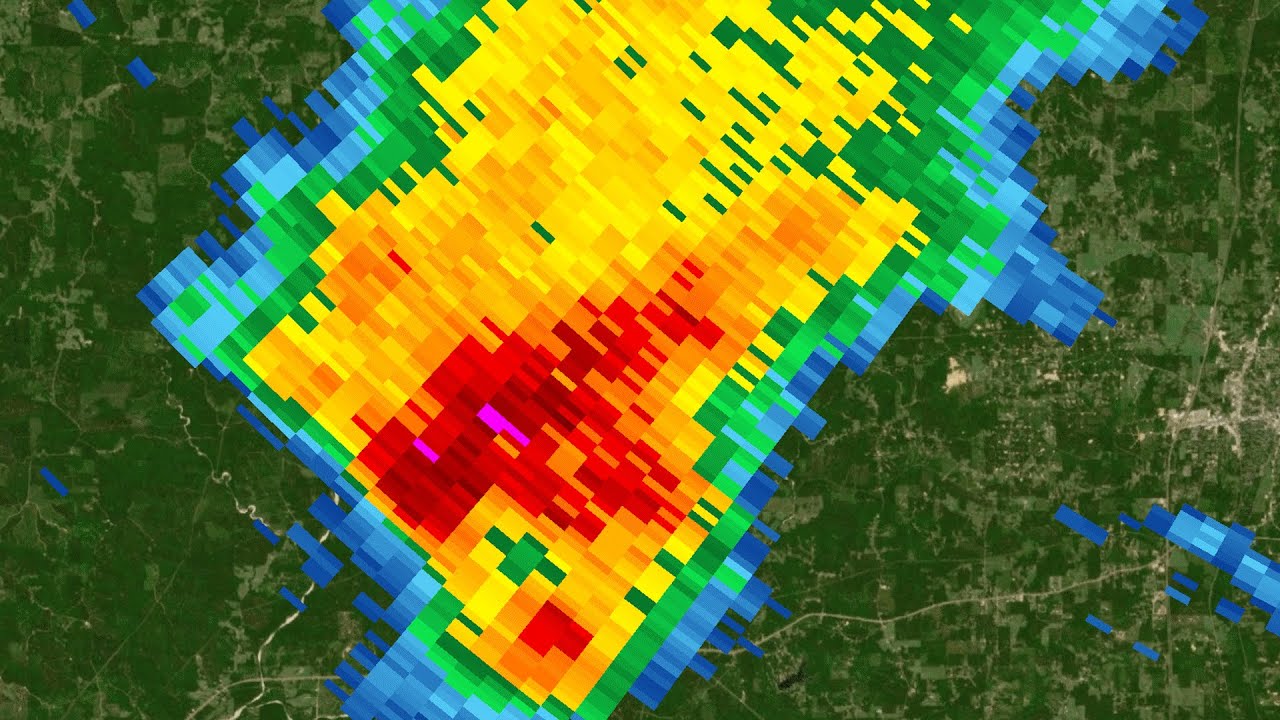 2024 Bude, Mississippi Supercell Radar Loop - YouTube