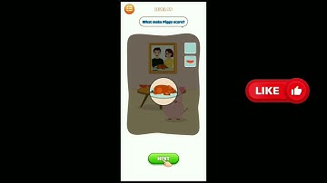 Brain Story Tricky Puzzle Level 99 What make piggy scare?