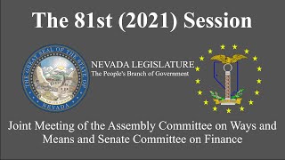 5/5/2021 - Joint Meeting of Assembly Ways and Means and Senate Finance