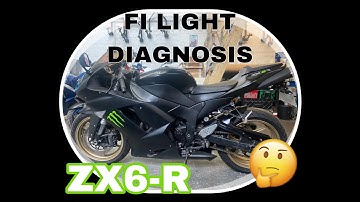 Diagnosing FI codes on a Kawasaki ZX6R Ninja Simple and Easy