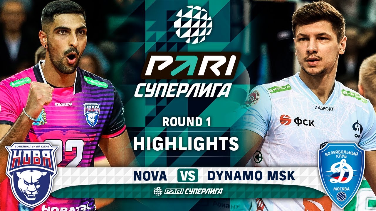 Nova - Dynamo MSK | Round 1 | Highlights | PARI SuperLeague 2023-2024 | Men