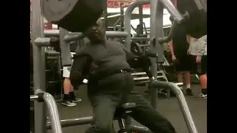 Dude left church and went in at gym