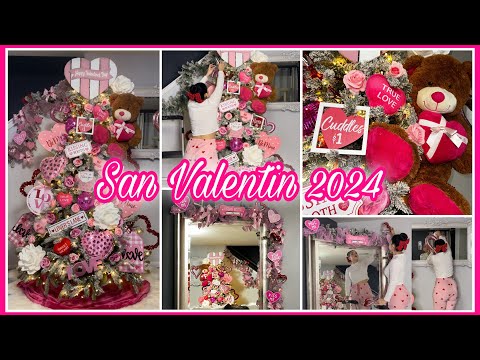 Decoración San Valentin 2024 Nueva Decoración San Valentin Decoración de  Espejo #valentinesday 