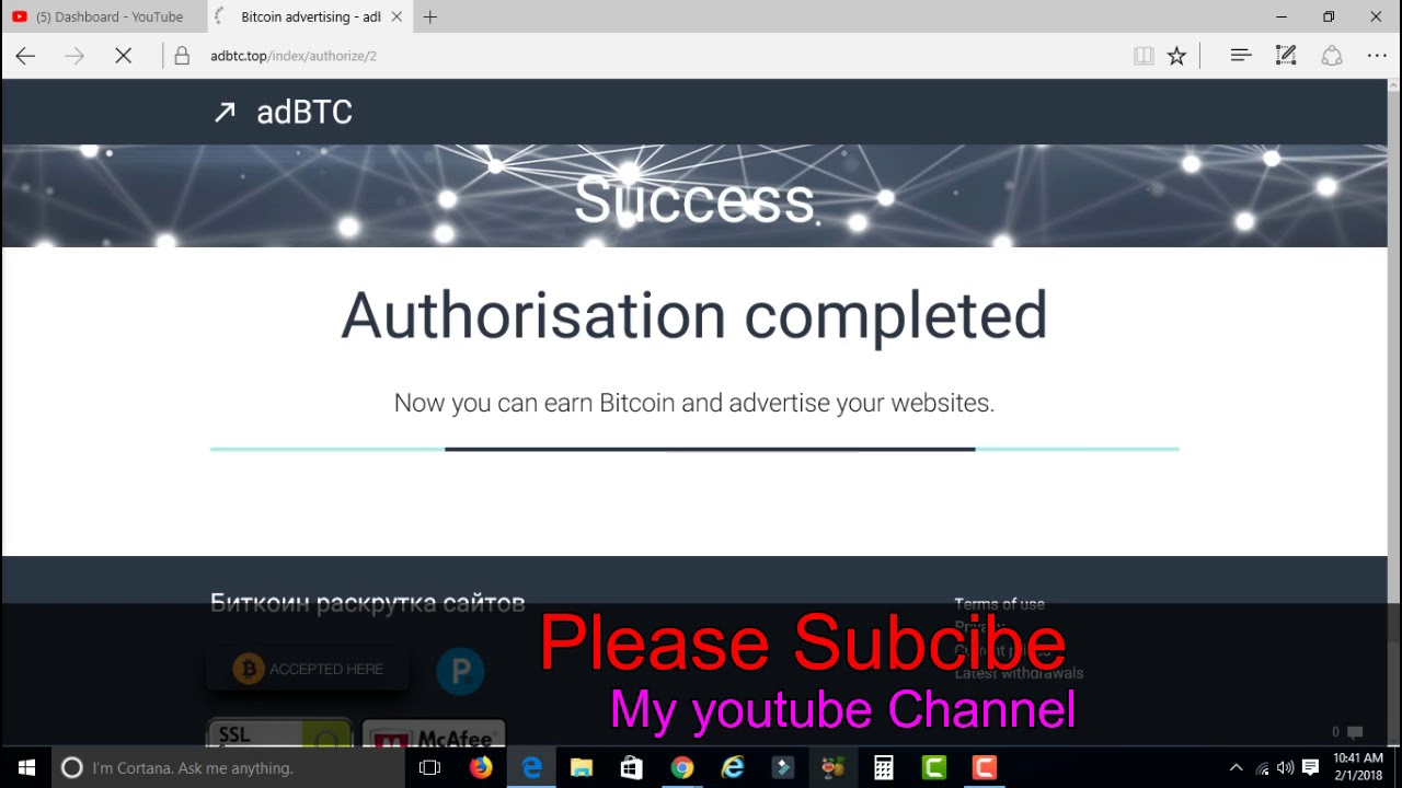 buy youtube subscribers bitcoin