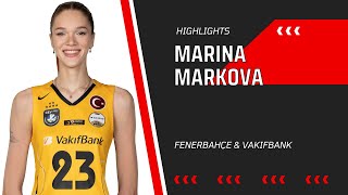 Mari̇na Markova Fenerbahçe-Vakıfbank Tüm Sayılar- Highlights