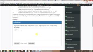 Hands-On SQL: Filter Operators