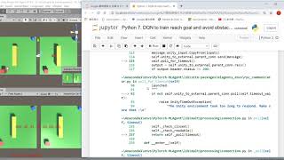 Unity ML Agent design to train agent to reach goal and avoid obstacles