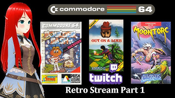 Commodore 64 Retro Twitch Stream Part 1 ~ The 2004 CD Rom.
