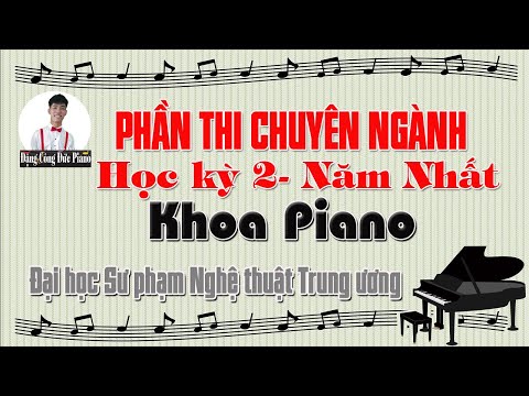 Video Bài Thi Chuyên Ngành Học Kỳ 2| Năm nhất| Khoa... - YouTube