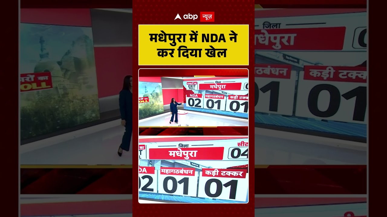 Madhepura में NDA ने कर दिया खेला | Bihar Election 2025 | Exit Poll 2025 | Madhepura #shorts