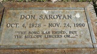 Actor Don Saroyan Grave Forest Lawn Hollywood Hills Los Angeles California USA September 6, 2024