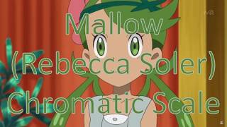 Mallow (Rebecca Soler) Chromatic Scale Test.