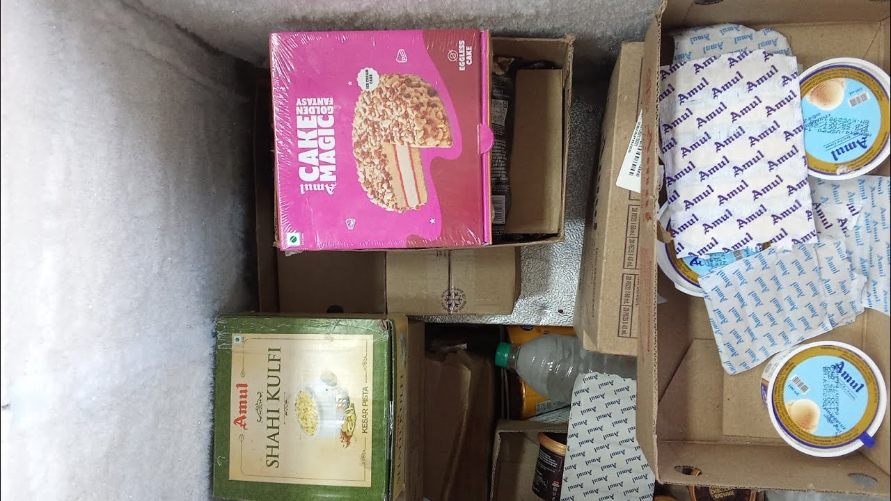 AMUL SHAHI MATKA KULFI ICECREAM CAKE GOLDEN FANTASY AMUL AT FOODI MAGIC SHREE VALLABH FOODS 